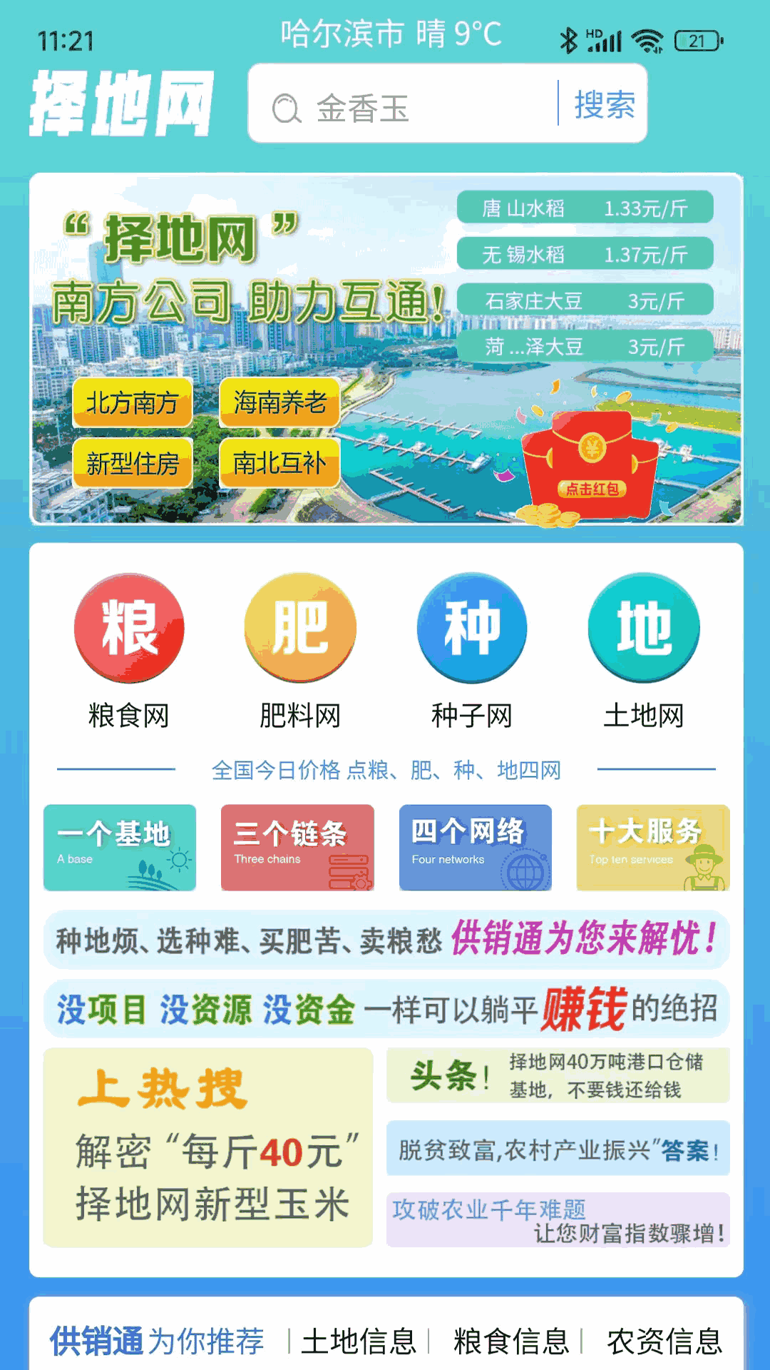 择地网